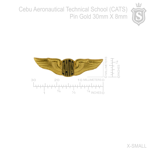 CATS-Cebu Aeronautical Technical School Pin