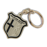 Cebu Doctors University (CDU) College of Medicine Keychain Silver 38mm