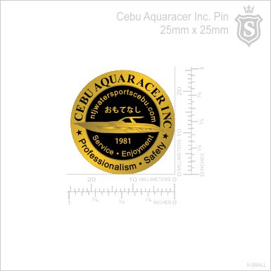 Cebu Aquaracer Pin