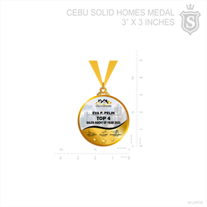 Cebu Solidhomes Medal 3"