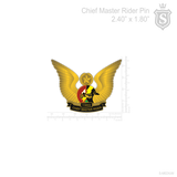 Chief Master Rider Pin