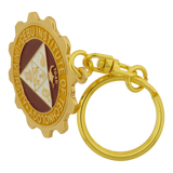 Cebu Institute of Technology University (CITU) Gold Keychain 38mm