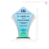 CLS Properties INC. Awarding Ceremony & Christmas Party Plaque of Recognition Small 6.5 inch