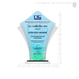 CLS Properties INC. Awarding Ceremony & Christmas Party Plaque of Recognition Large 10.5 inch