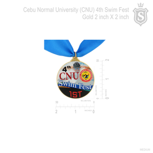 Cebu Normal University (CNU) 4th Swim Fest Medal