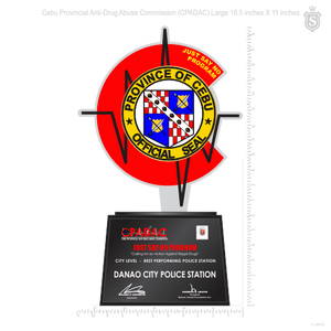 Cebu Provincial Anti-Drug Abuse Commission (CPADAC) Plaque - PNP