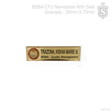 Cebu Technological University (CTU)- BSBA Quality Management Nameplate