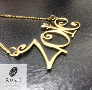 Cut Out Name Pendant "Zoie"