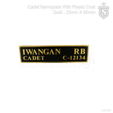 Cadet Nameplate