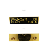 Cadet Nameplate