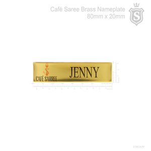 Cafe Saree Nameplate