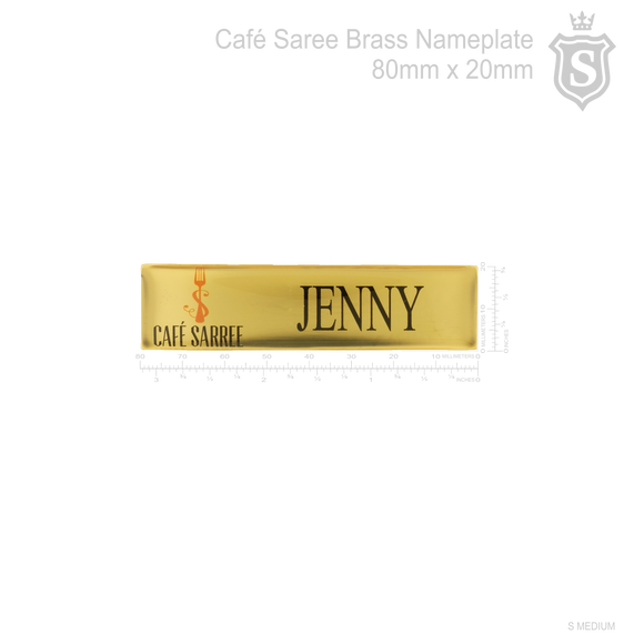 Cafe Saree Nameplate