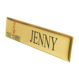 Cafe Saree Brass Nameplate