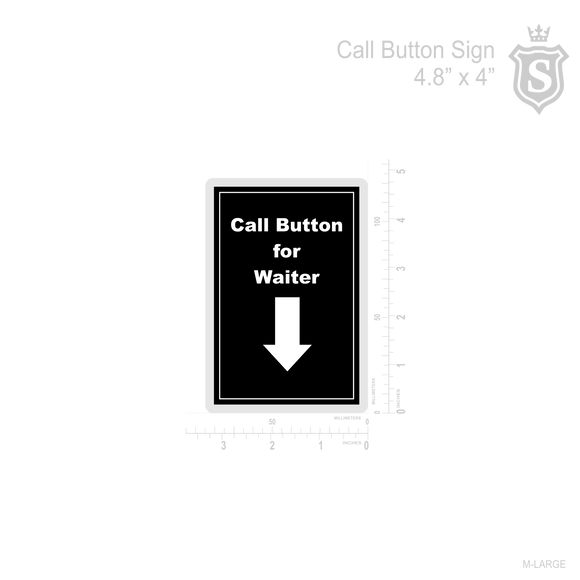 Calling Button Signage Music One Signages – Suarez Arts