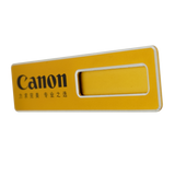 Canon Aluminum Nameplate