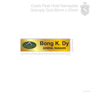 Castle Peak Hotel Nameplate