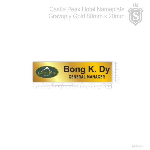 Castle Peak Hotel Nameplate