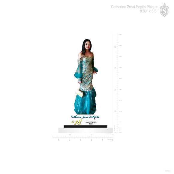 Cathrerine Zreai 18th Birthday Plaque
