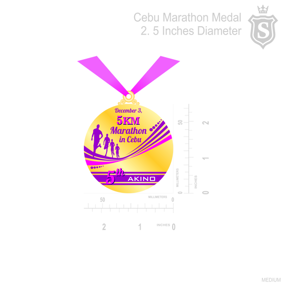 Cebu Marathon Medal