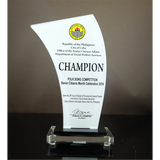 Cebu City Office of the Senior Citizens Affairs (OSCA) Folk Song Plaque of Recognition 8.69 inch