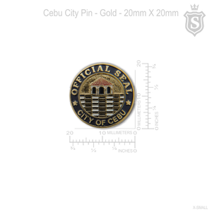 Cebu City Official Seal Pin β Suarez Arts