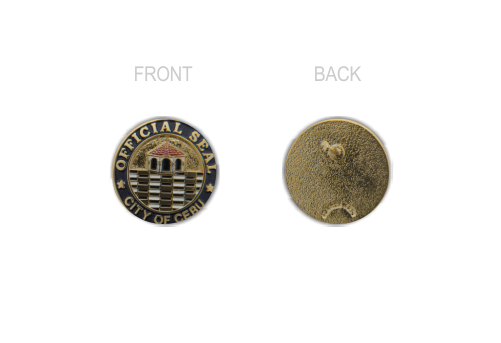 Cebu City Official Seal Pin β Suarez Arts