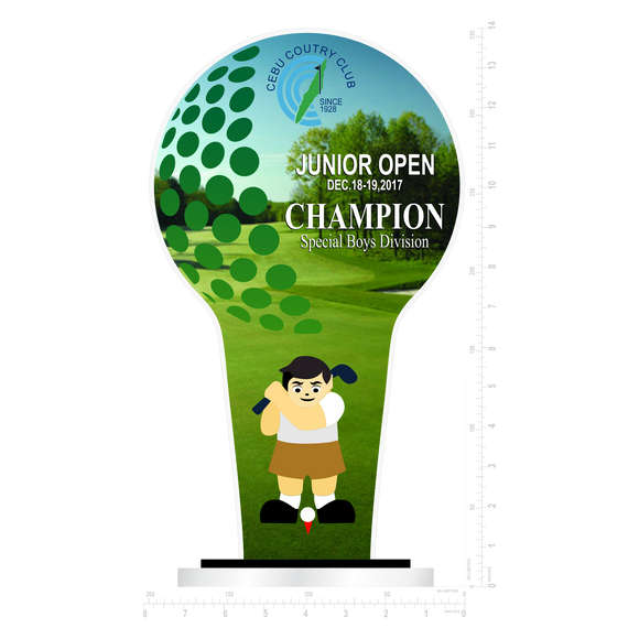 Cebu Country Club Junior Golf Program Acrylic Plaque