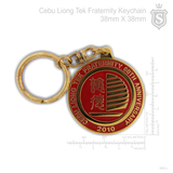 Cebu Liong Tek Fraternity Keychain Gold 38mm