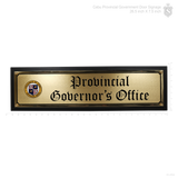 Cebu Provincial Capitol Door Signage 26.5 inch