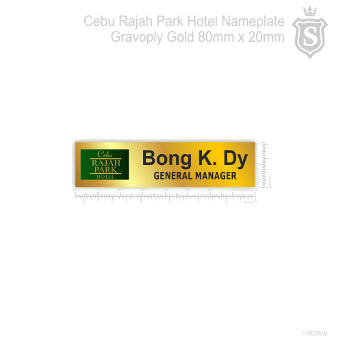 Cebu Rajah Park Hotel Nameplate