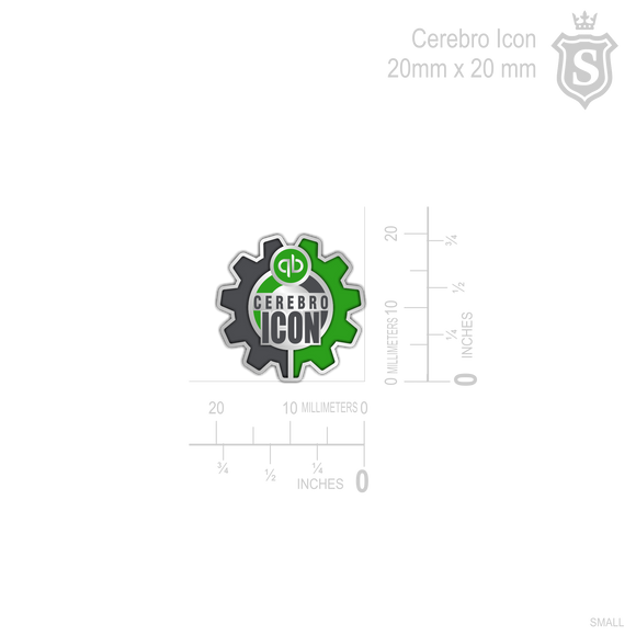 Cerebro Icon Pin