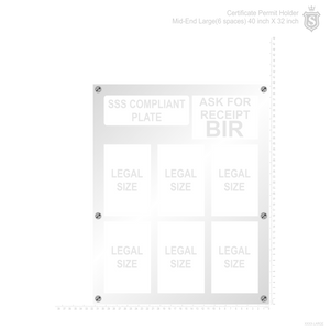 Certificate Permit Holder- Mid-End Design