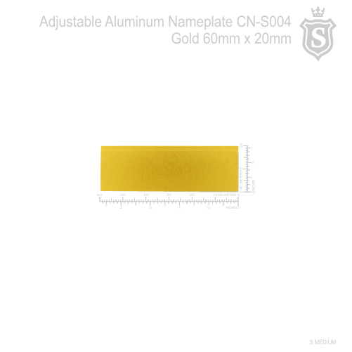 Changeable Aluminum Nameplate CN-S004