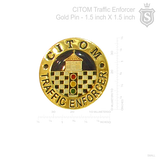 Cebu City Traffic Operations Management (CITOM) Traffic Enforcer Pin