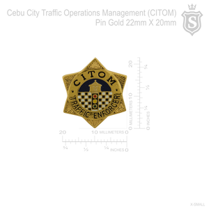 Cebu City Traffic Operations Management (CITOM) Pin