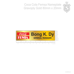 Coca-Cola Femsa Nameplate