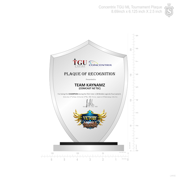 Concentrix Victory Mobile Legend Plaque