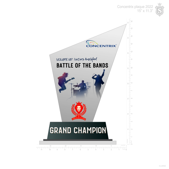 CONCENTRIX BATTLE OF THE BANDS PLAQUE