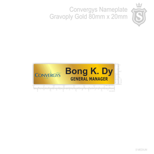 Convergys Nameplate