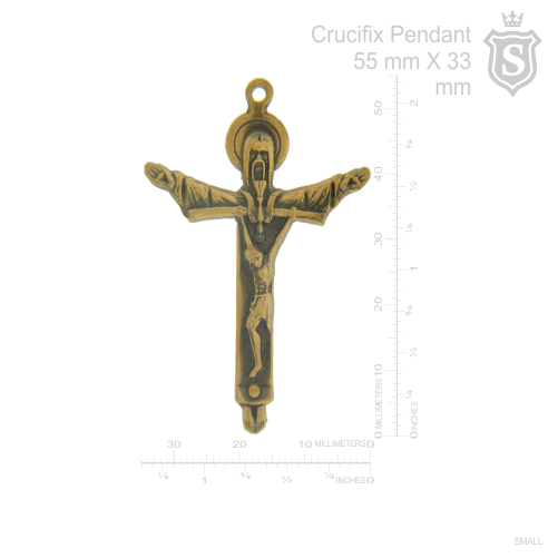 Crucifix Pendant 55 mm