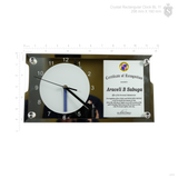 BL-11 Crystal Clock Photo Frame Rectangular 160mm