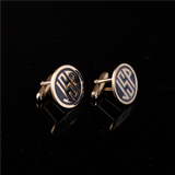 JSP Cuff-Links Engrave Gold with Paint Black