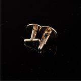 JSP Cuff-Links Engrave Gold with Paint Black