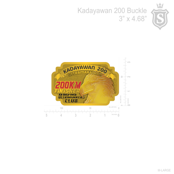 DAVAO ULTRA RUNNERS CLUB RACE BUCKLE