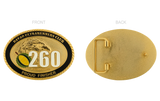 Davao Ultrarunners Club 260 Finisher Buckle Gold 3.5 inch