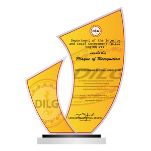 DILG Best Performing Regional Office Plaque