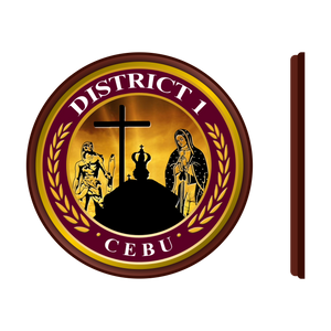 Wooden Type District Signage