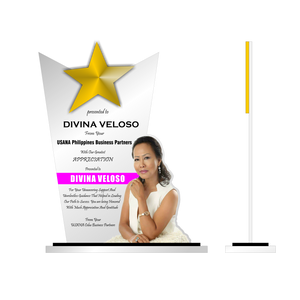 Divina Acrylic Plaque of Appreciation