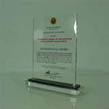 Testimonial Award of Recognition for Academic Excellence Plaque 9.68 inch x 8.75 inch