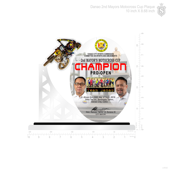 Danao 2nd Mayors Motocross Cup Plaque 8